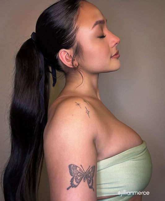 ponytail - natural black.