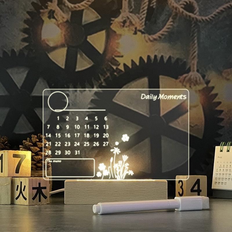 Sainishops™Creative Note Board Creative Led Night