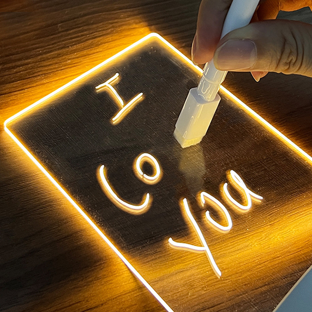 Sainishops™Creative Note Board Creative Led Night