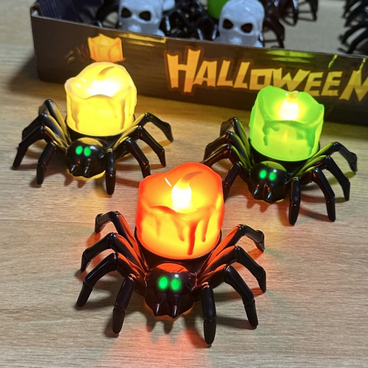Sainishops™Halloween Spider Night Lights Decor