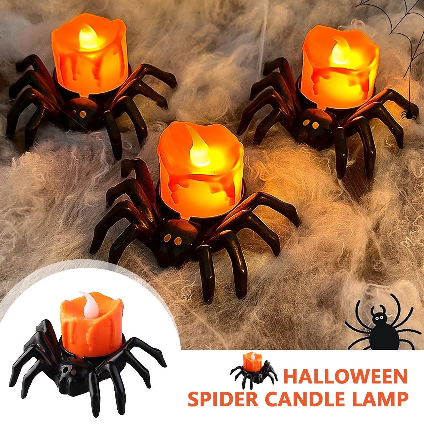 Sainishops™Halloween Spider Night Lights Decor