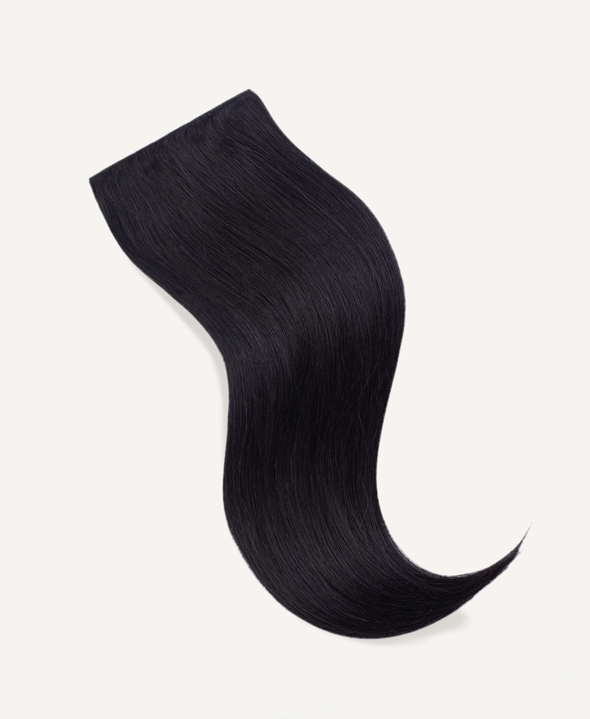 clip-in volumizer jet black.