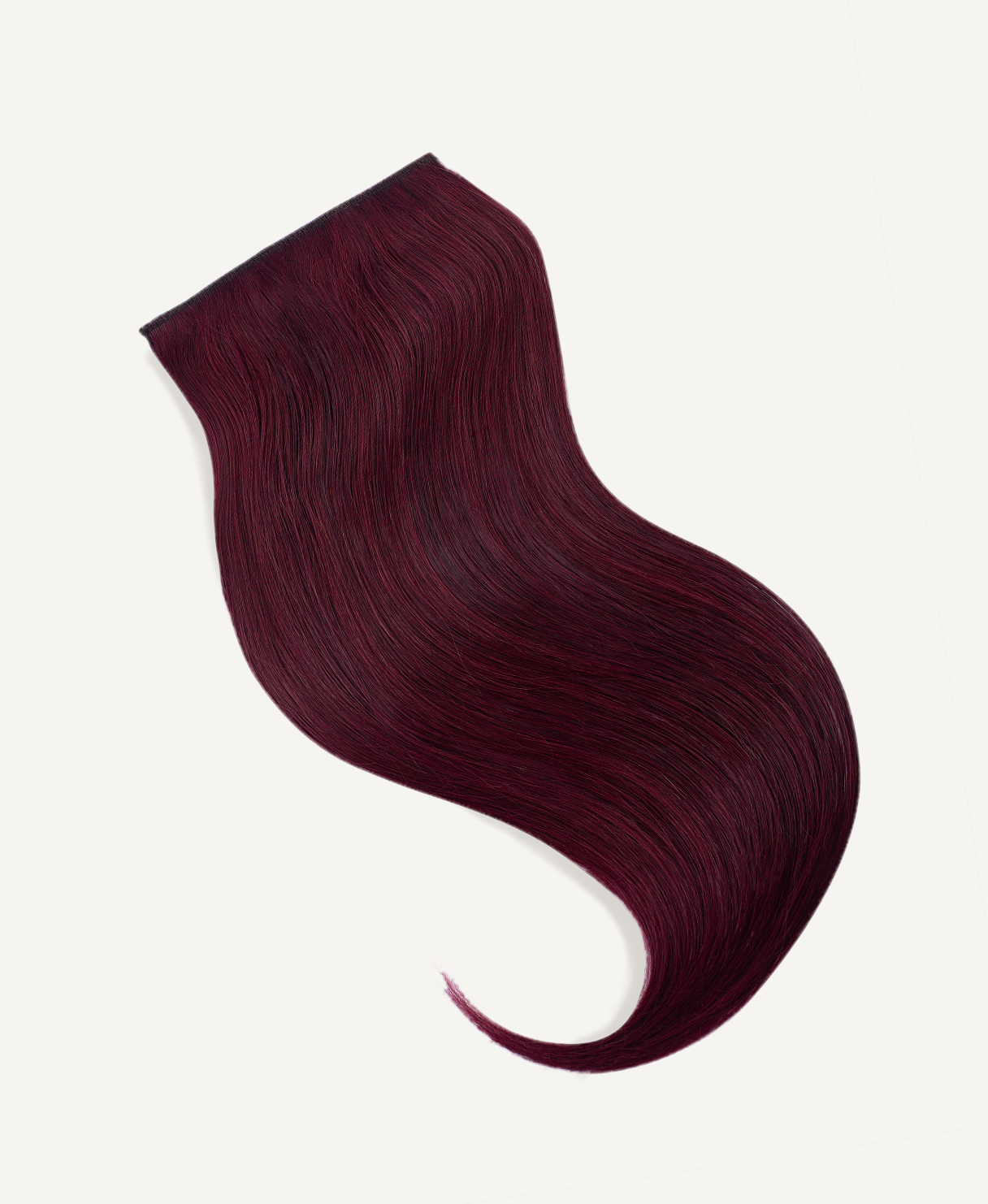 clip-in volumizer cherry red.