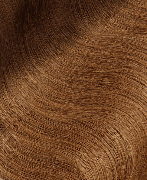 long bob human wig  - 12" rooted brown.