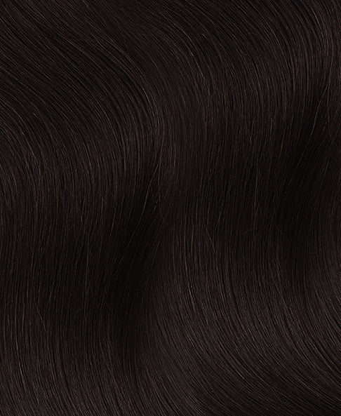 clip-in hair extensions dark brown.