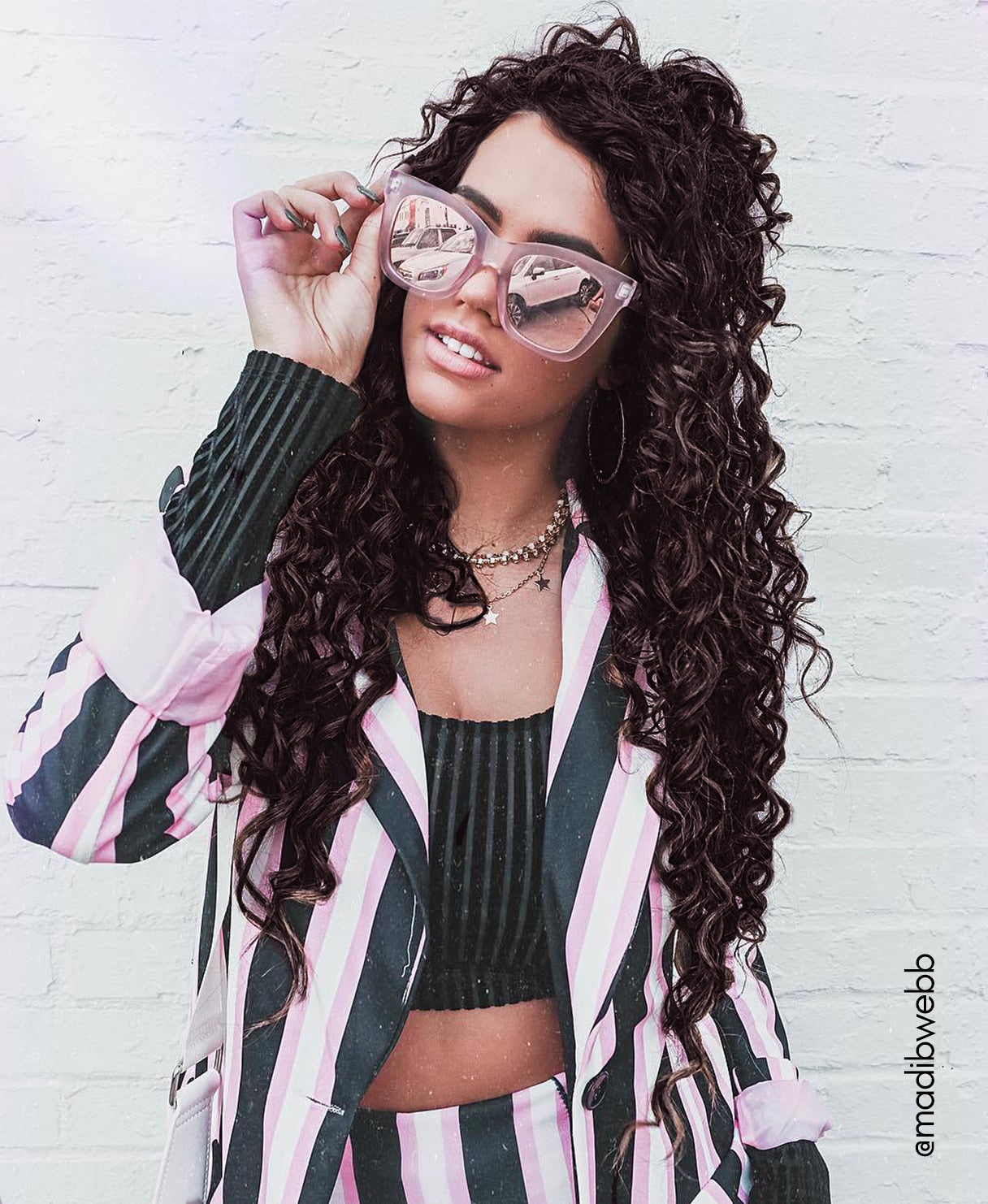 curly tape-in hair extensions chocolate brown.