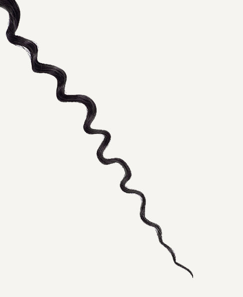 curly ponytail - natural black.