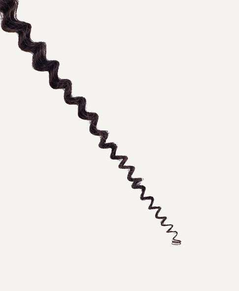 clip-in hair extensions 4A #1b Natural Black