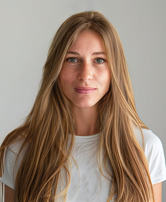 clip-in volumizer strawberry blonde.