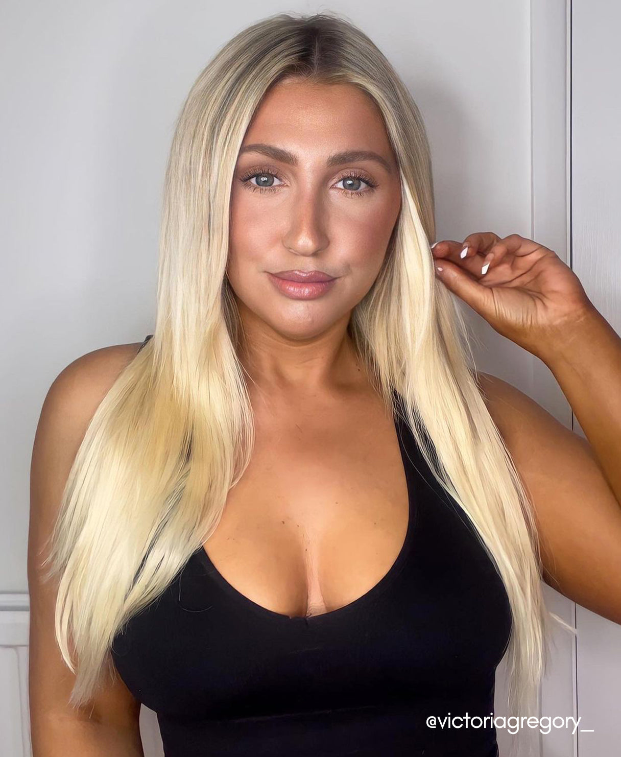 clip-in volumizer light blonde.