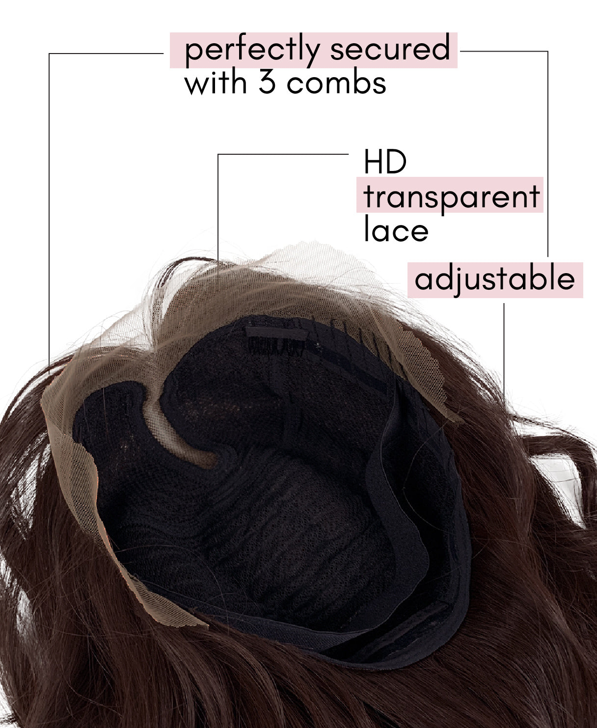 vegan fiber wig - 22" blowout curtain bangs wig.